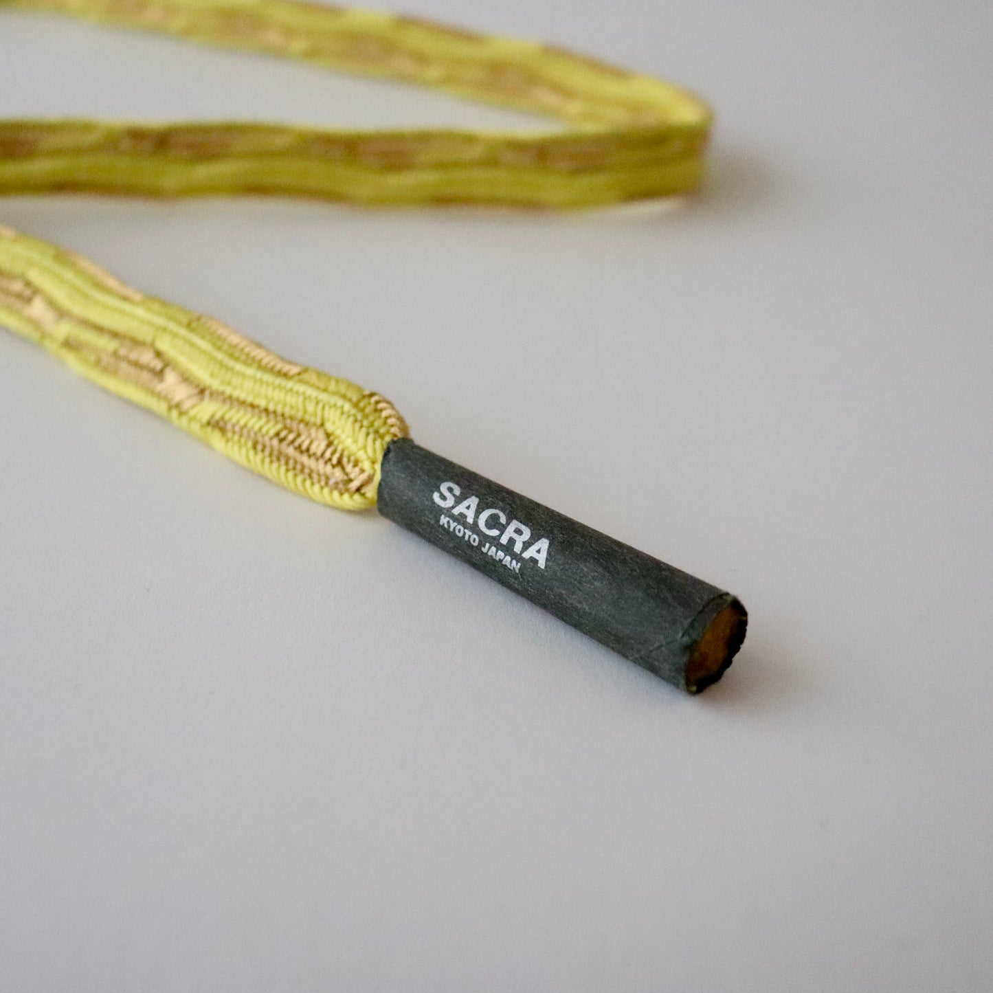 帯締め「貝ノ口浮舟 - yel」和小物さくら