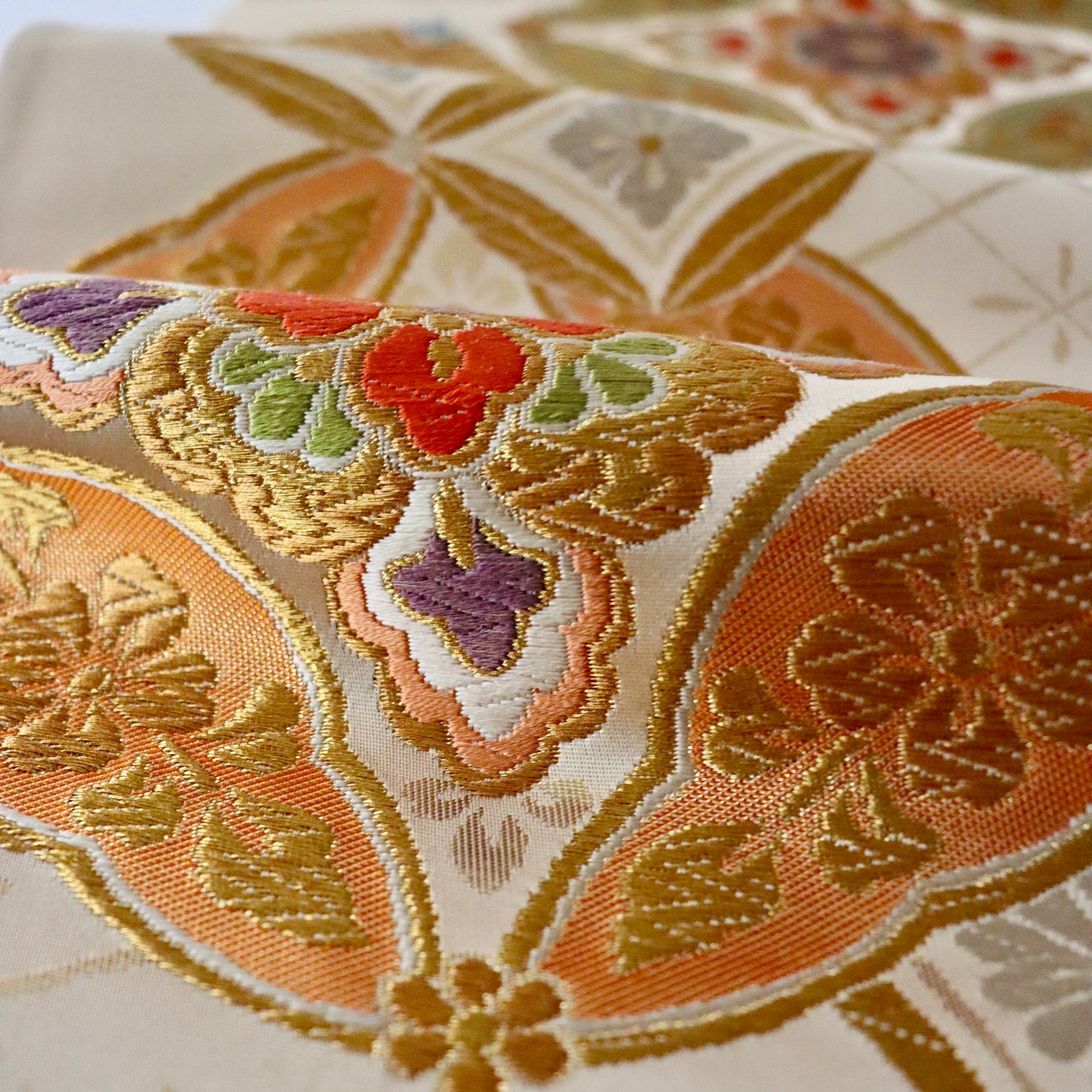 袋帯「松菱華文」熊井機業店