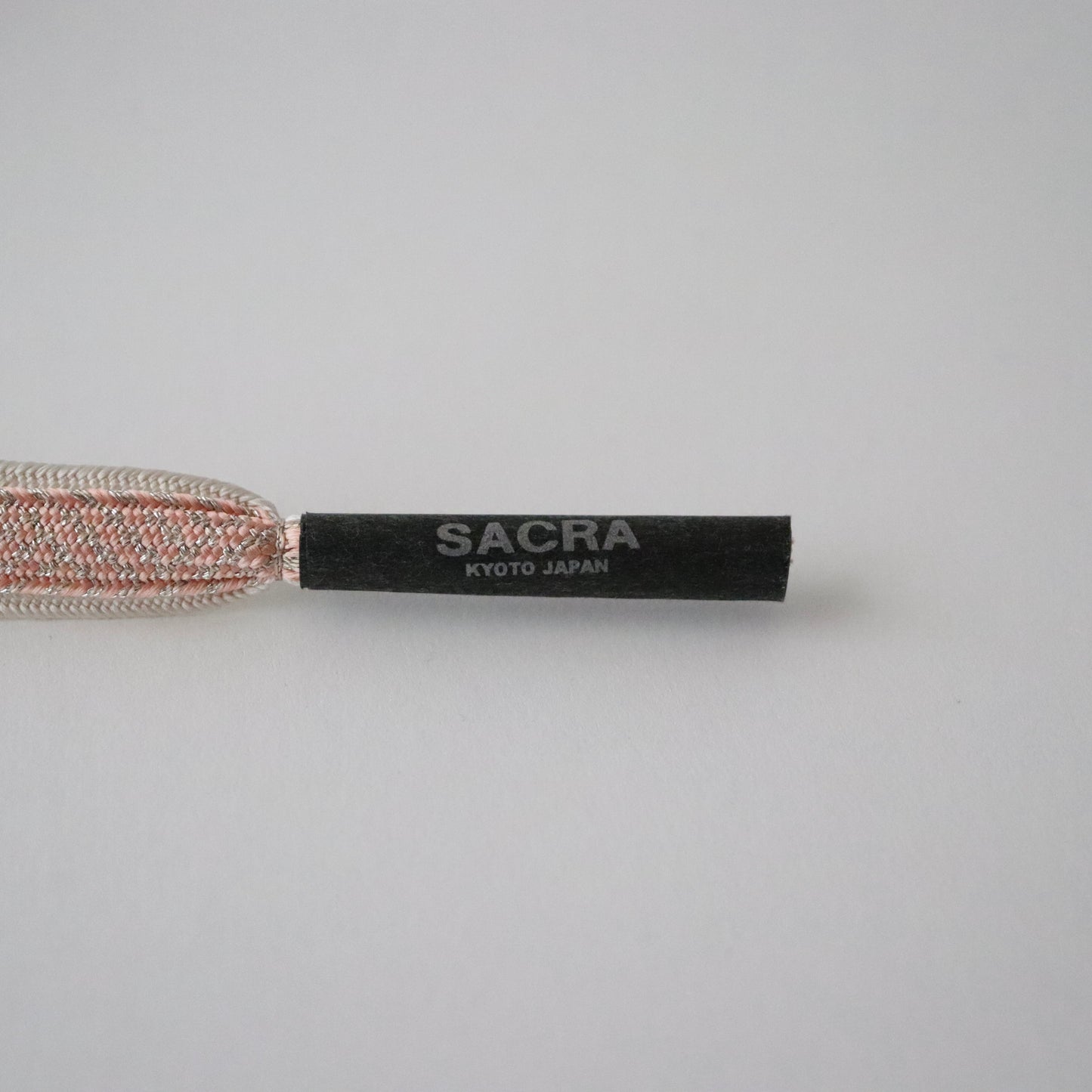 帯締め「高麗組 段暈し銀散し耳付 - rd」和小物さくら