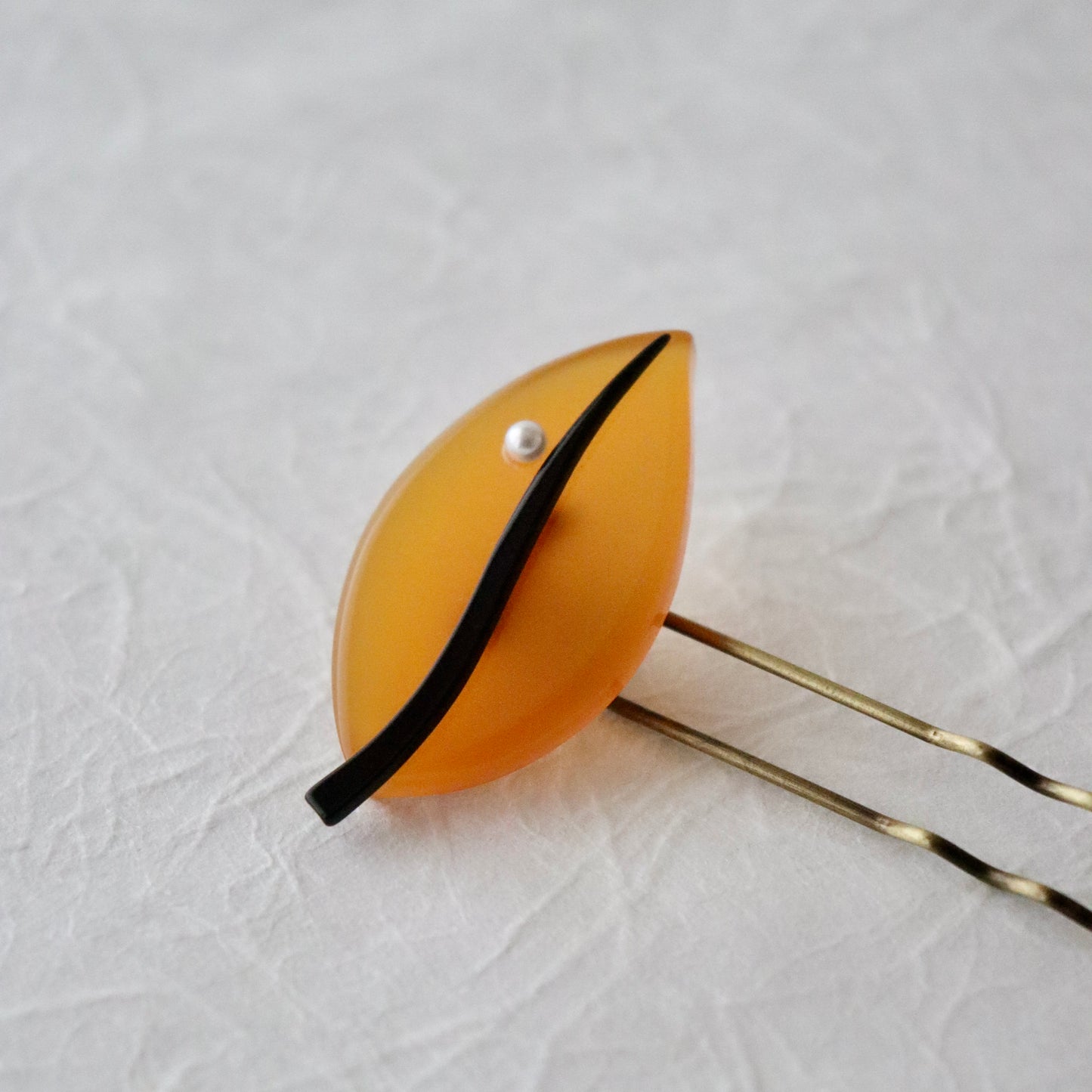 かんざし「葉に露」大原商店