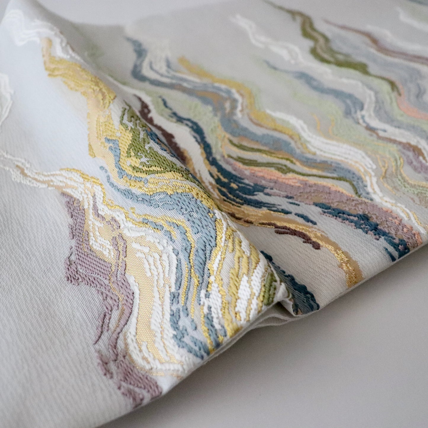 袋帯「水衣錦 - 遠景」織文意匠鈴木