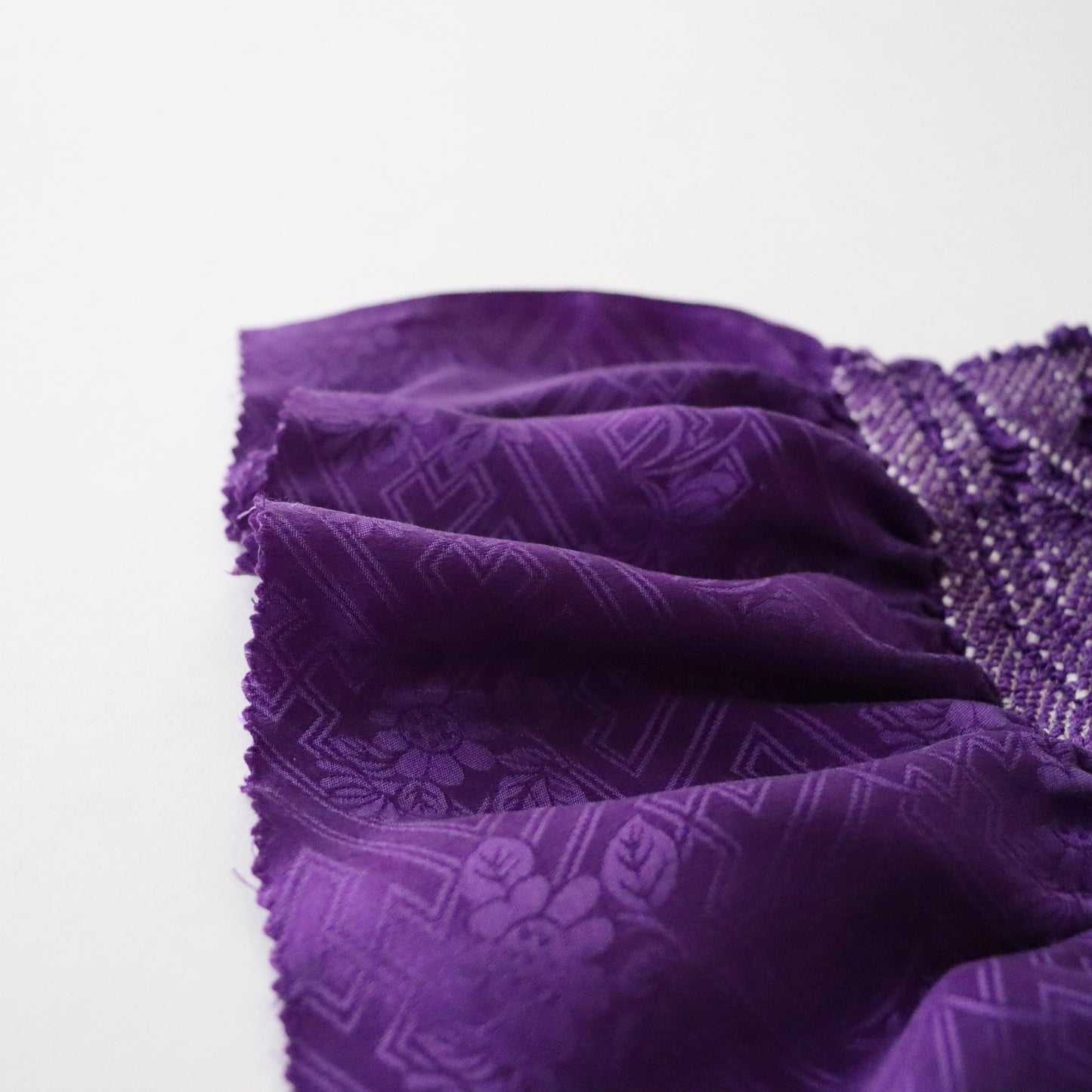 絞染帯揚げ「方輪出 - purp」和小物さくら