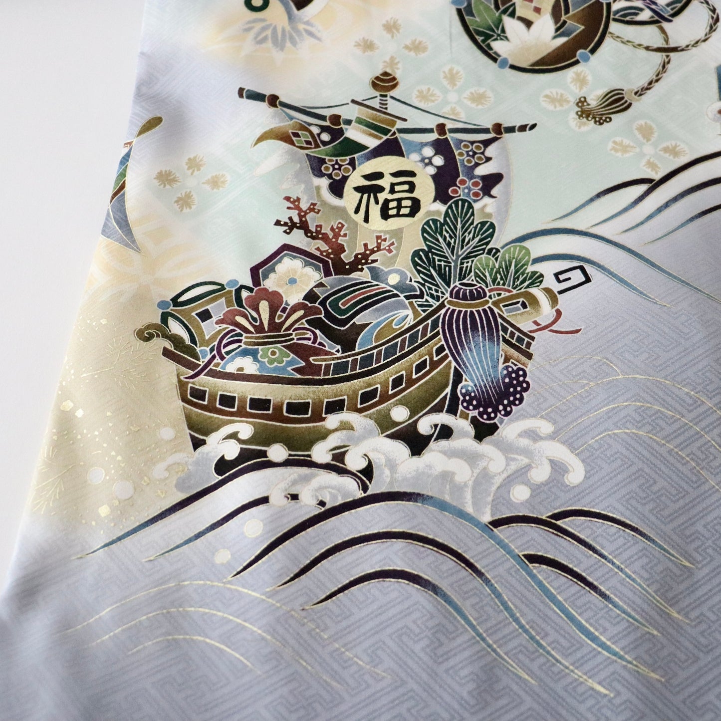 男児初着「兜と宝船」