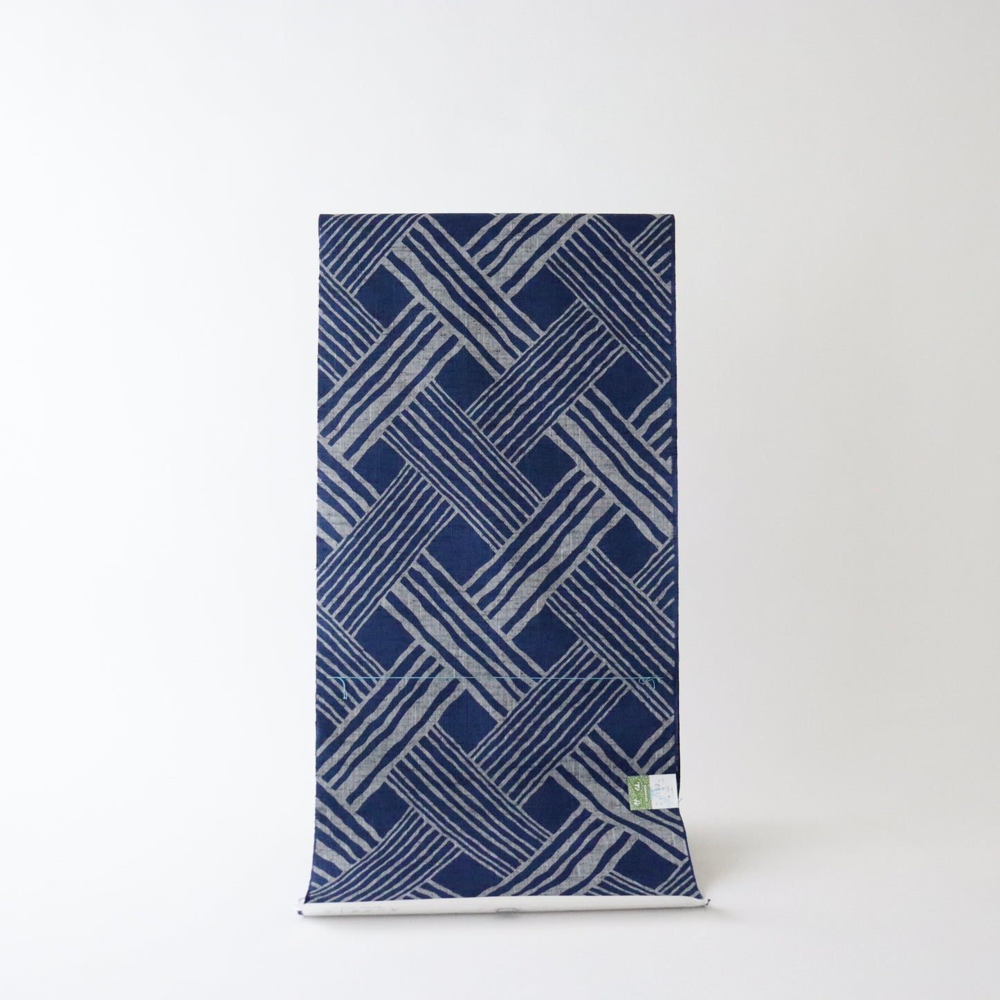 綿紬ゆかた「網代 - キングサイズ」竺仙