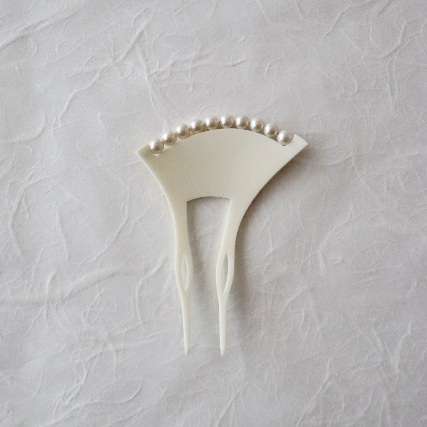 かんざし「梅に珠繋 - wht」大原商店