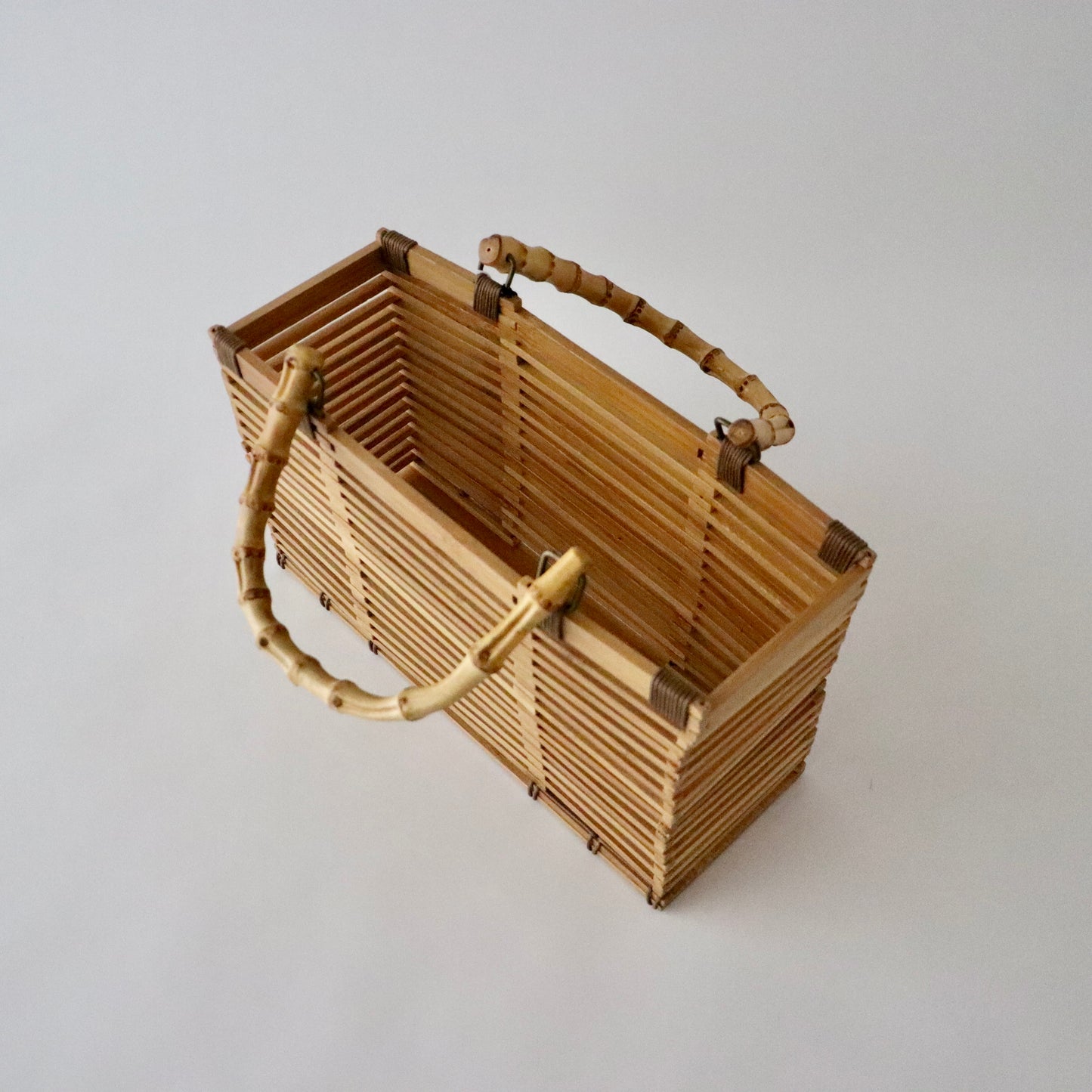 籠バッグ「絞染 - grn」大原商店