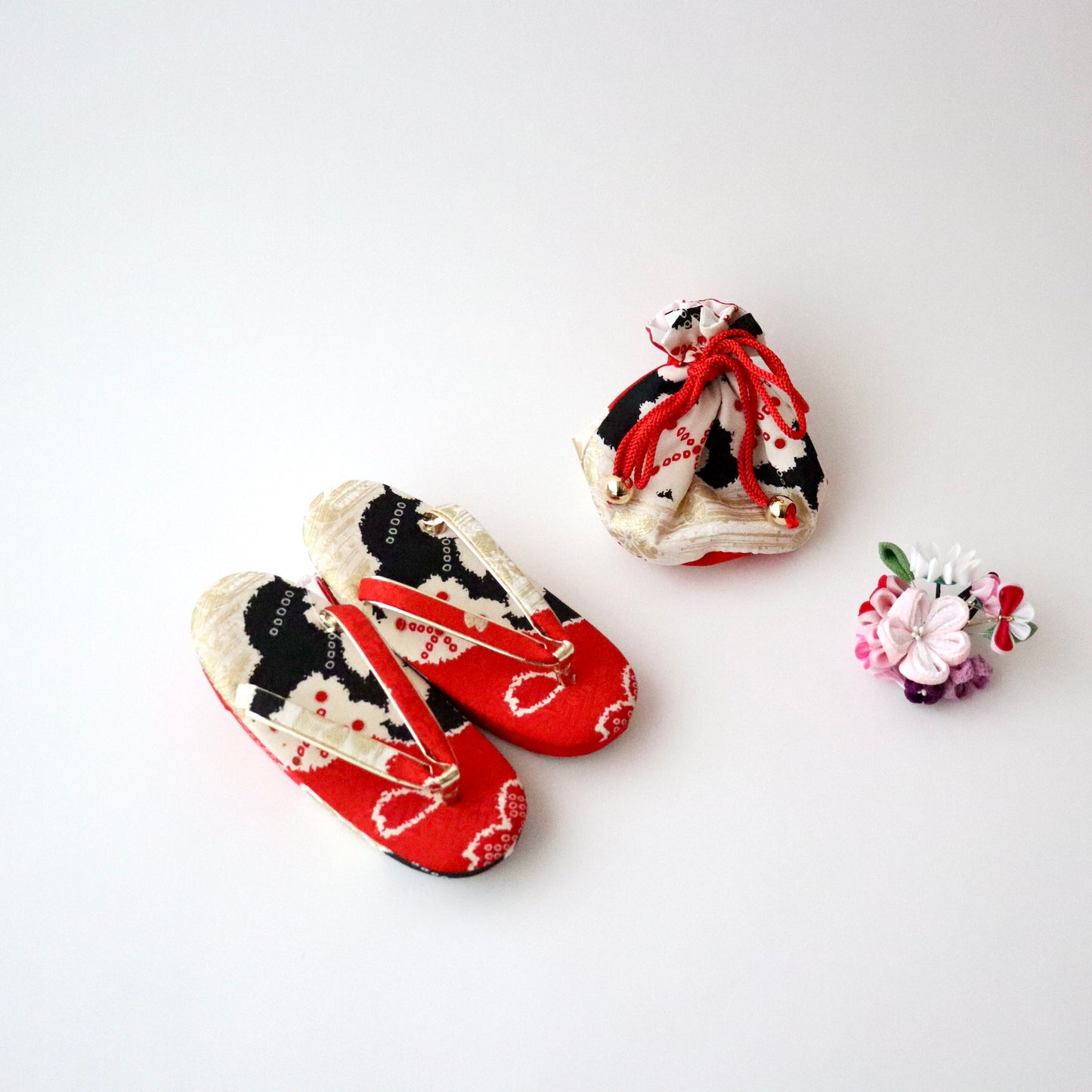 三歳 御祝着セット「花絞り」