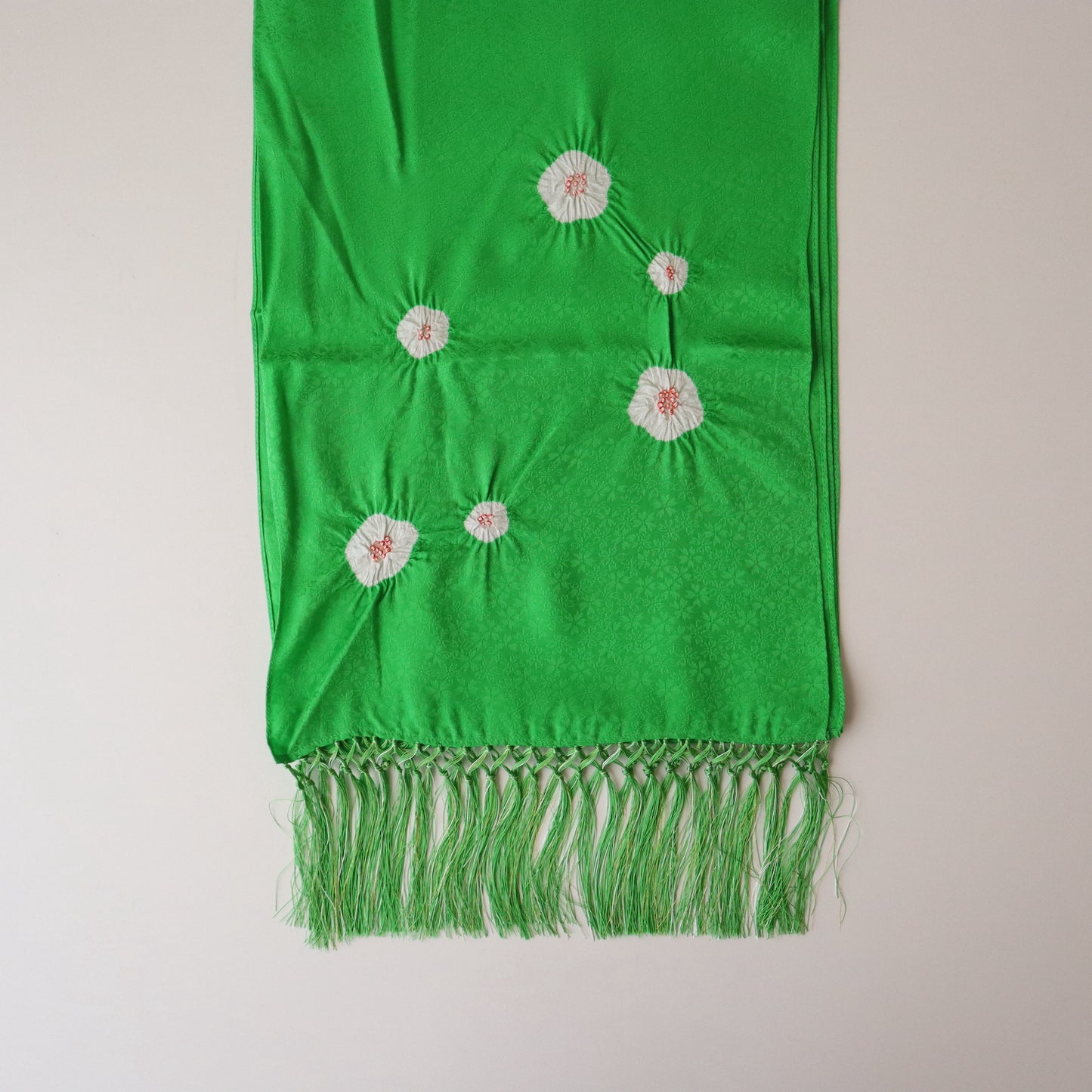 七歳向け「志古貴 / 花絞り grn」和装小物やまざき