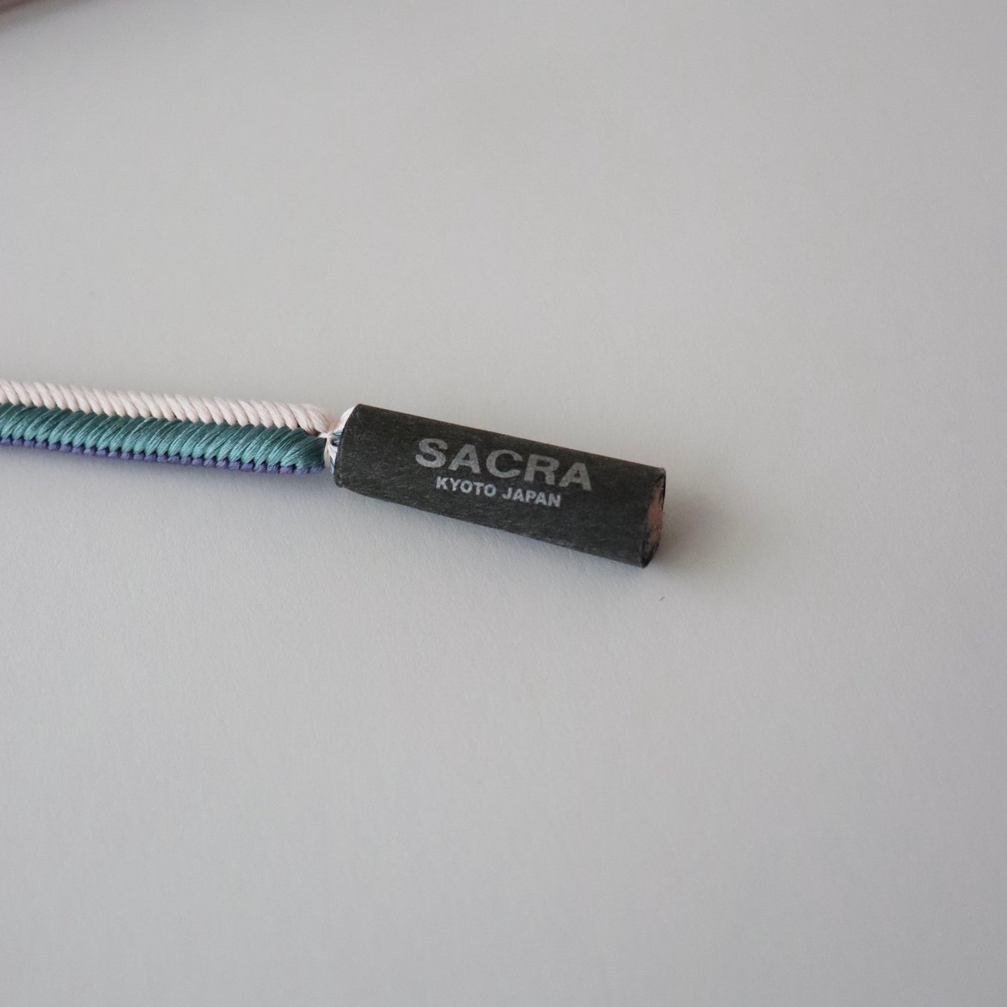 帯締め「丸唐大和組 - lt.g/pup」和小物さくら