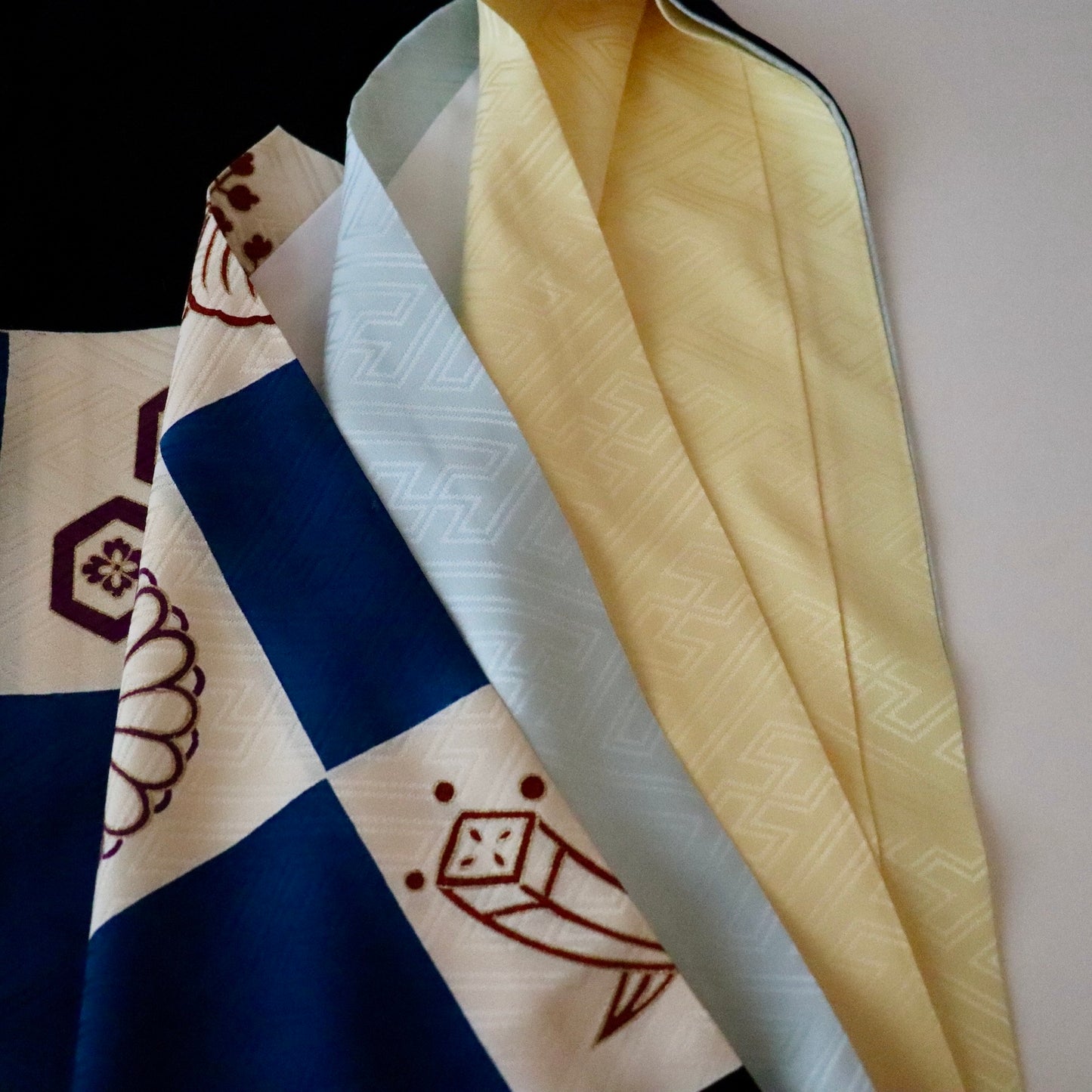 男児初着「市松宝尽くし」高橋啓