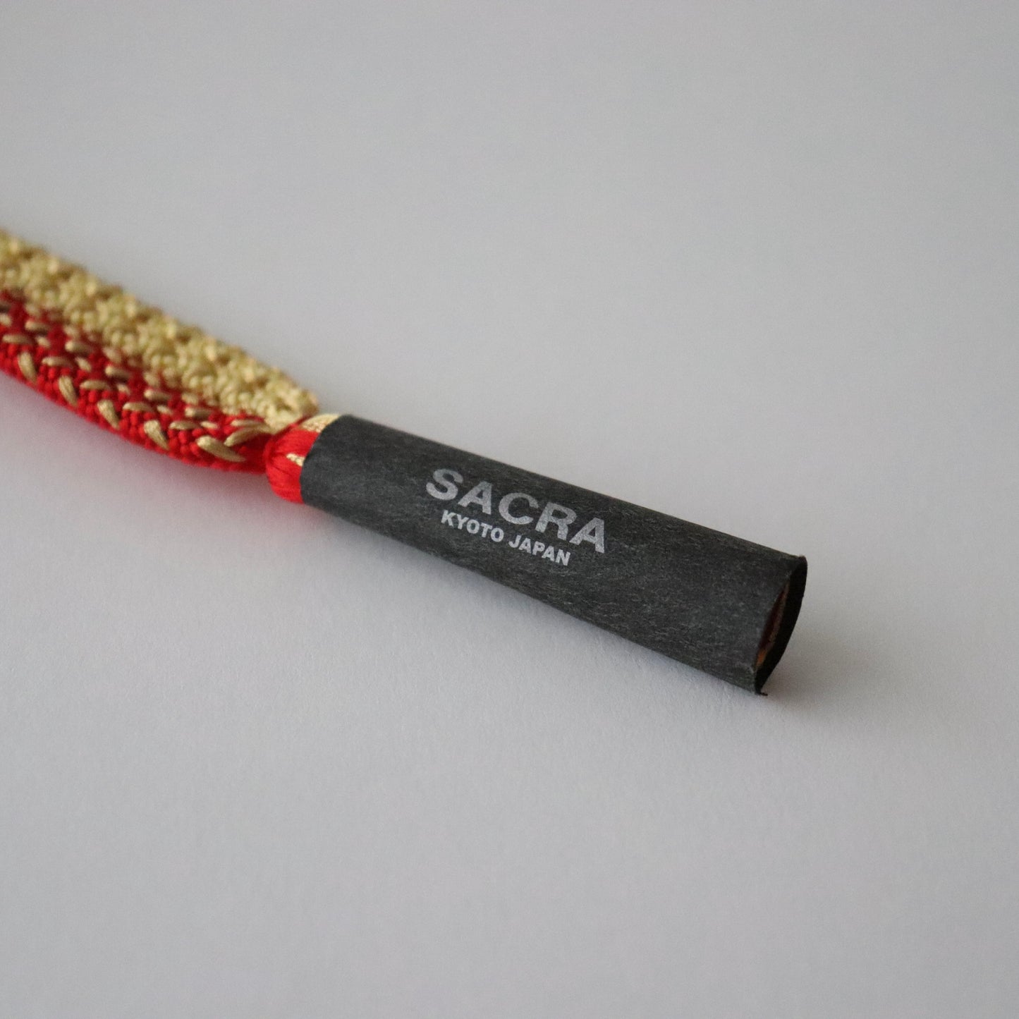 帯締め「内記二本合せ金霰撚房 - rd.yel」 和小物さくら