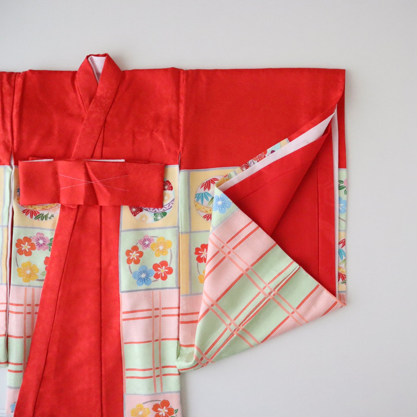 女児初着「天格子」