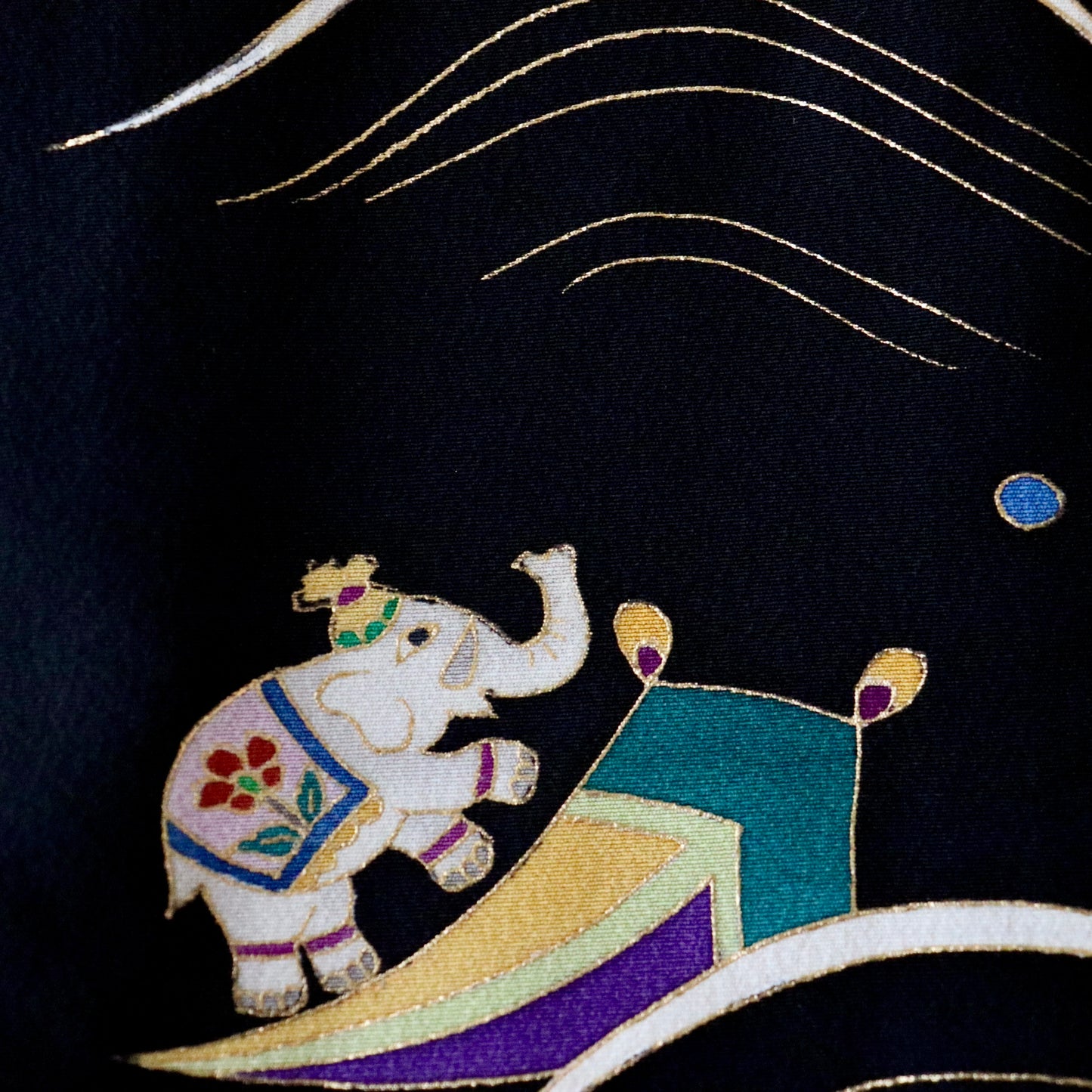 男児初着「鷹に宝船」岡重