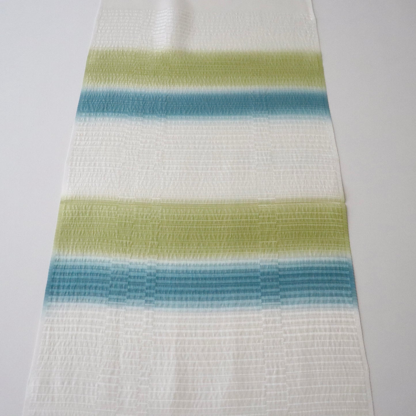 帯揚げ「意匠横段暈し - bl.gr」和小物さくら