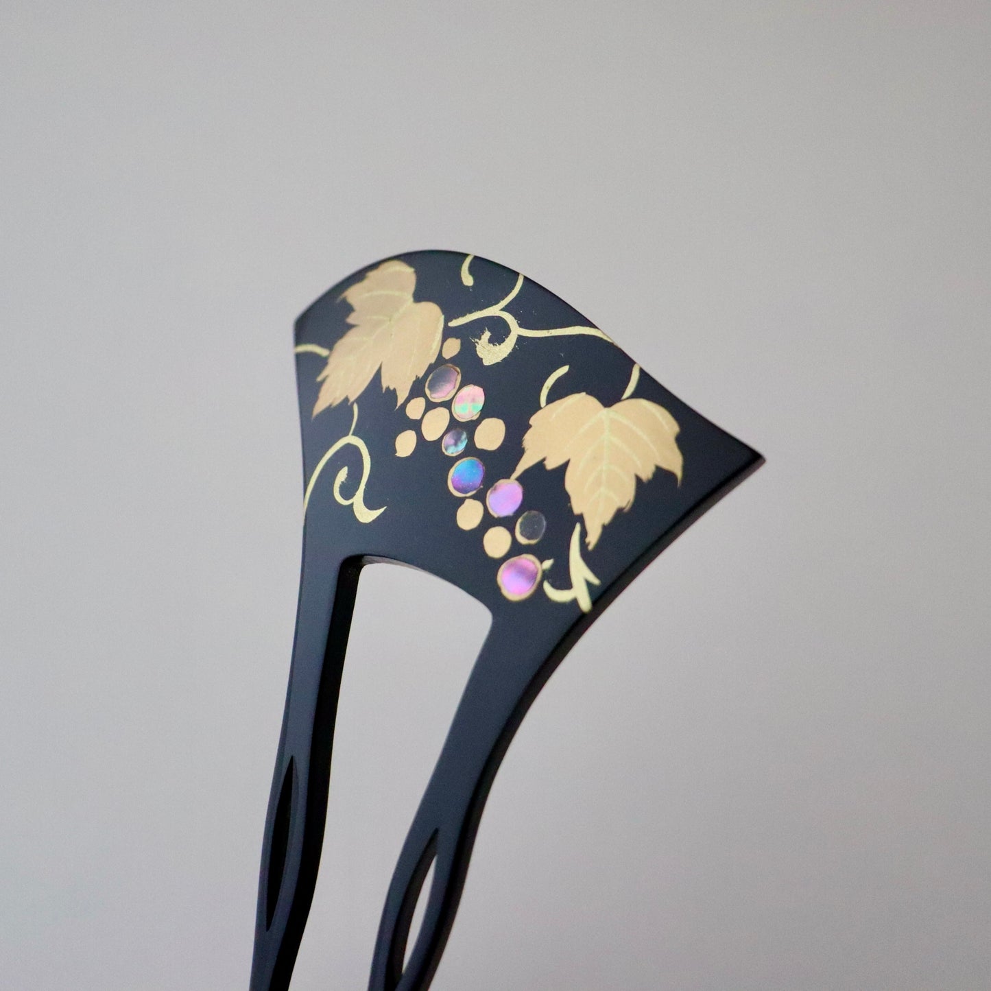 かんざし「螺鈿細工 - 葡萄」大原商店