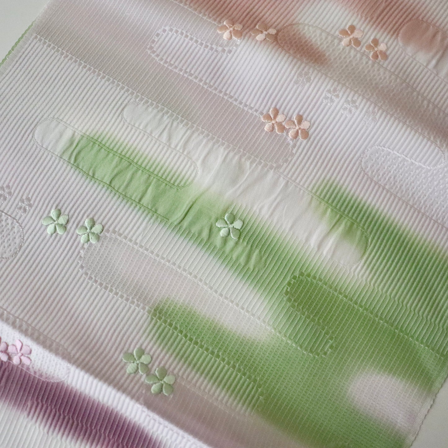 帯揚げ「霞花刺繍 - lt purp」和小物さくら