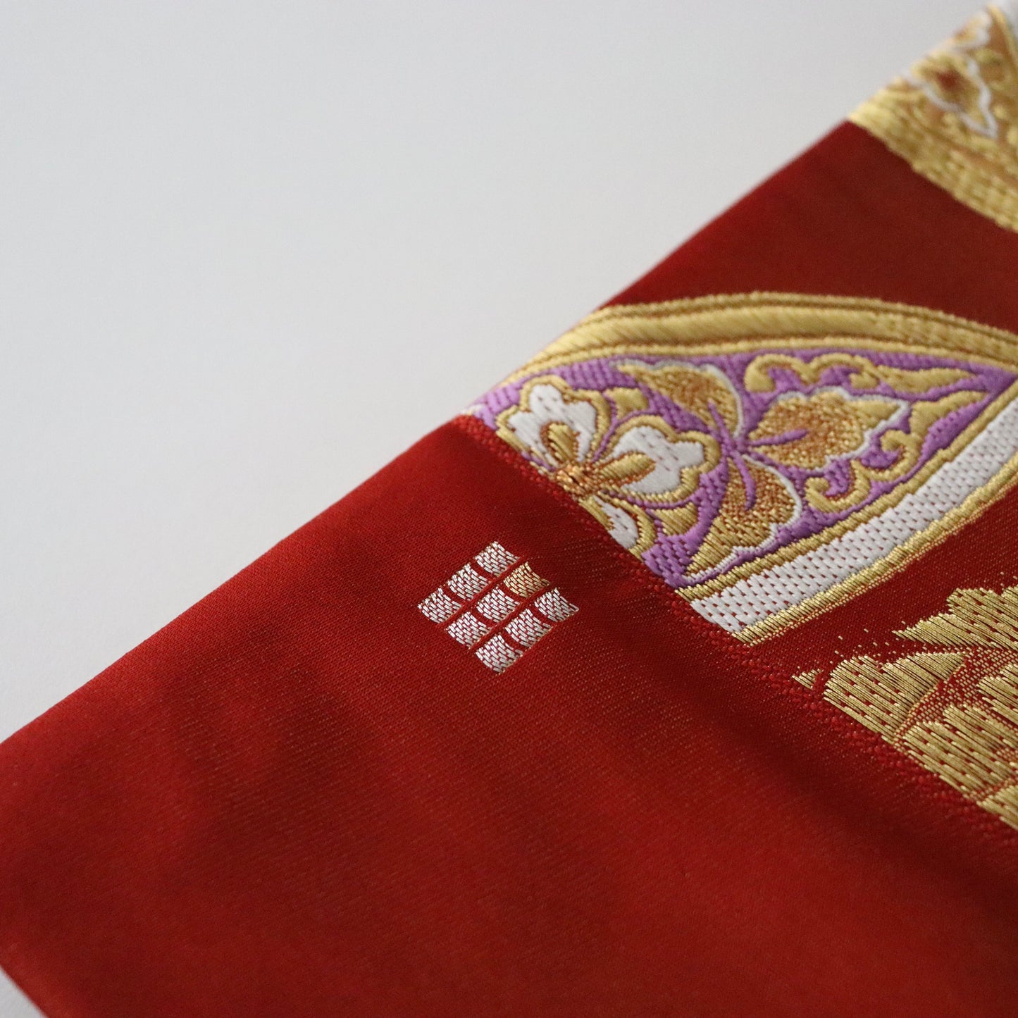 袋帯「七宝華文」洛陽織物