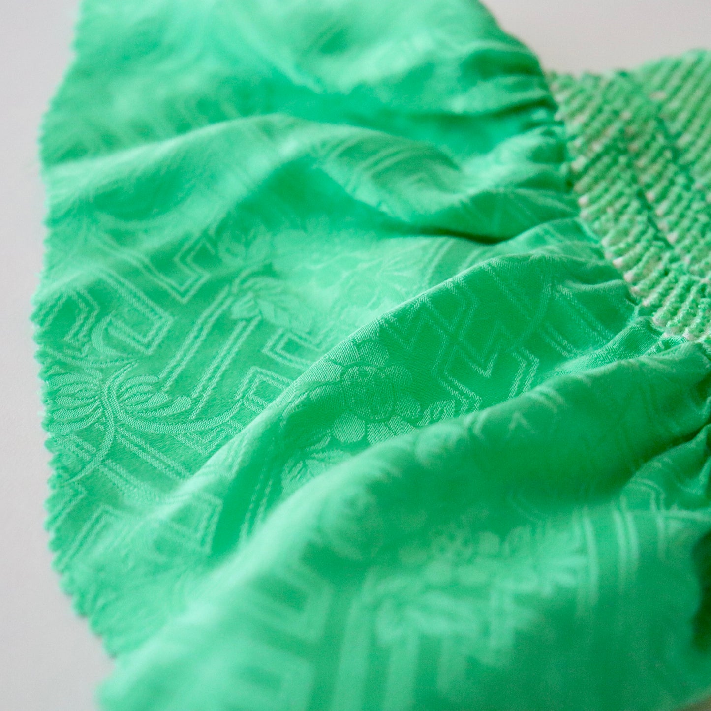 絞染め帯揚げ「熨斗花 - grn」和小物さくら