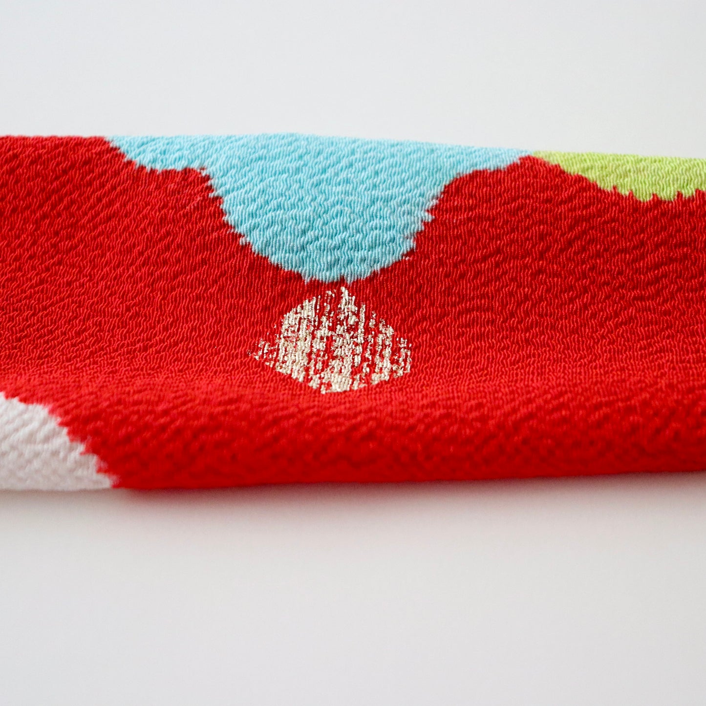 絞染め帯揚げ「花縮緬 - rd」和小物さくら