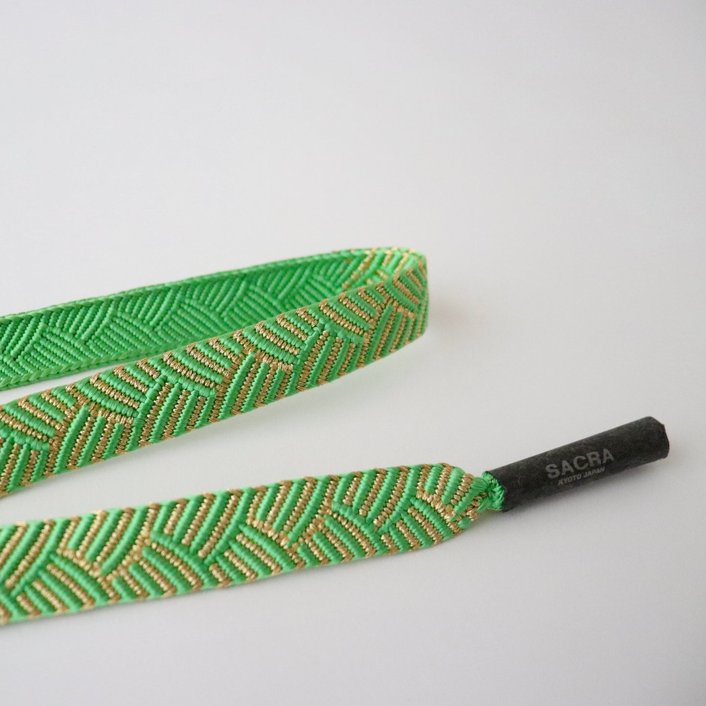 帯締め「丸台笹波静海金入 - lt grn」和小物さくら