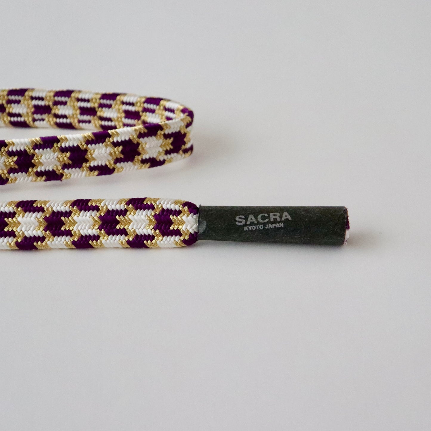 帯締め「貝ノ口変わり亀甲 - purp」和小物さくら