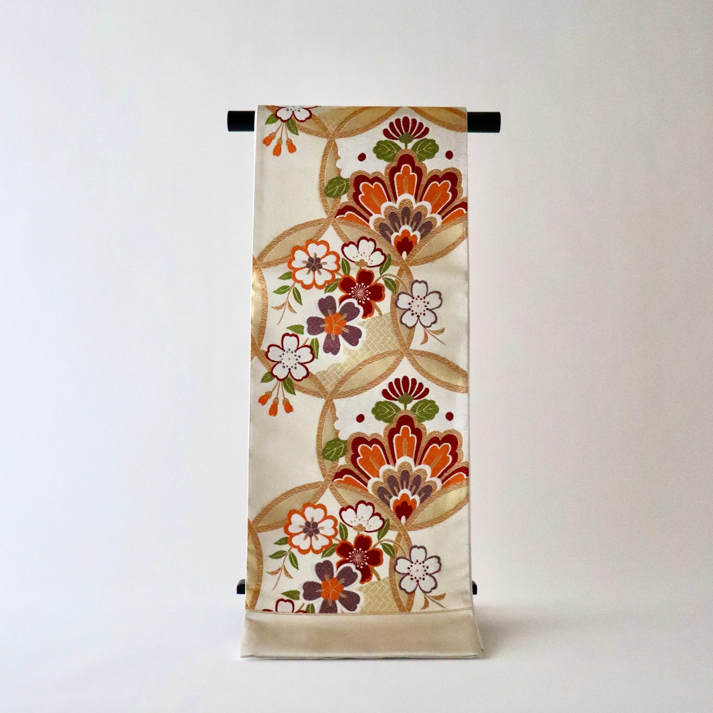 袋帯「輪繋華文」岡文織物