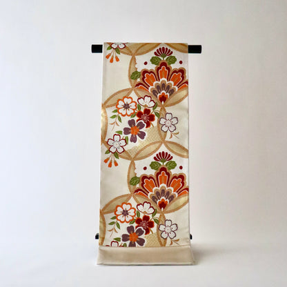 袋帯「輪繋華文」岡文織物