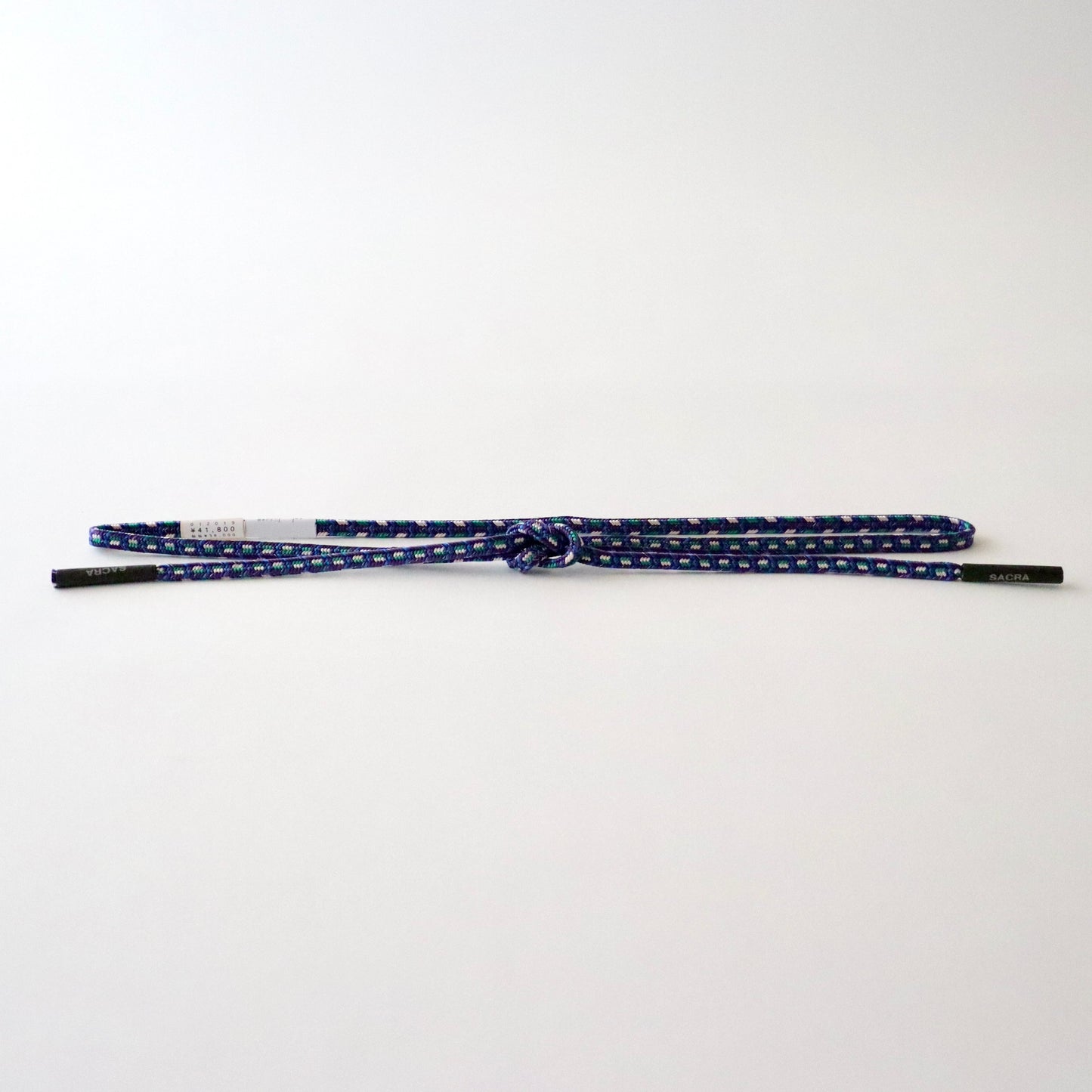 帯締め「丸台御岳亀甲柄 - blu」和小物さくら