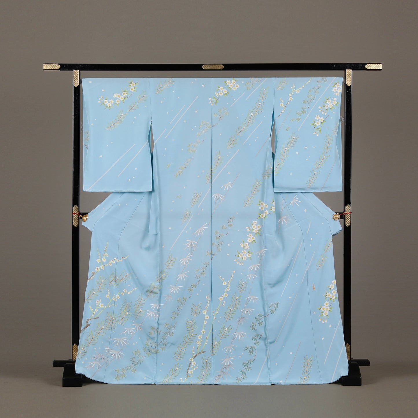 訪問着「加賀友禅 - 松竹梅桜楓」高田克也