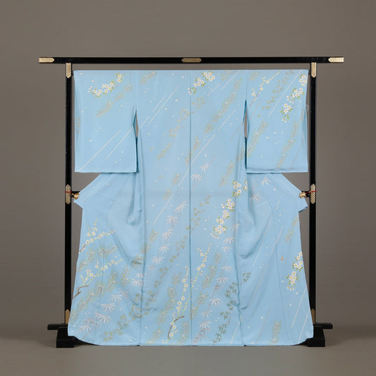 訪問着「加賀友禅 - 松竹梅桜楓」高田克也