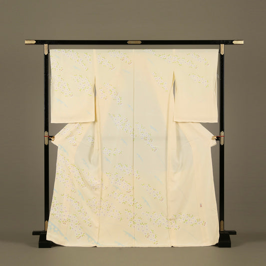 訪問着「加賀友禅 - 桜」高田克也