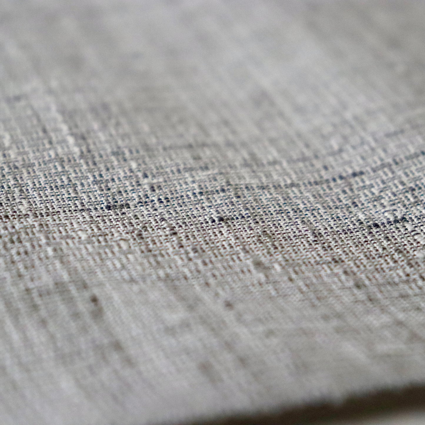 小千谷紬「小田島格子/濃墨」おだきん - 小田島克明