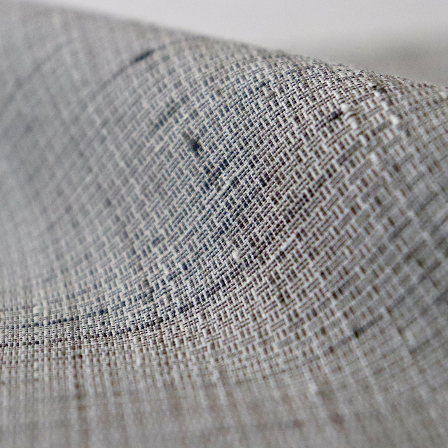 小千谷紬「小田島格子/濃墨」おだきん - 小田島克明