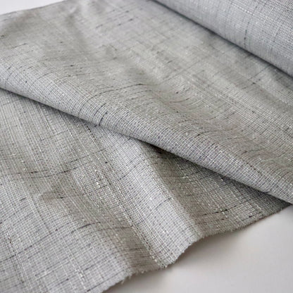 小千谷紬「小田島格子/濃墨」おだきん - 小田島克明