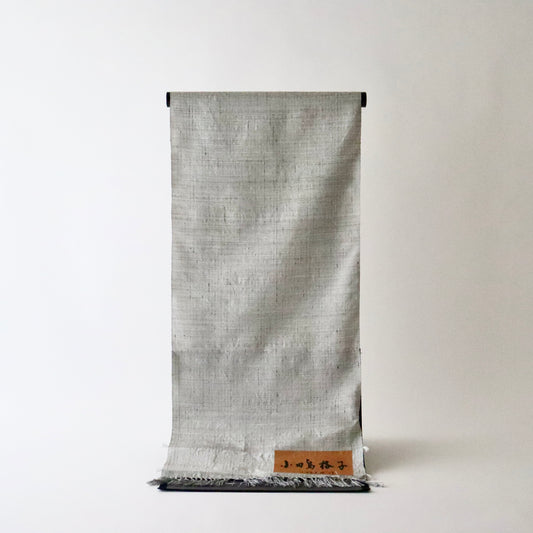 小千谷紬「小田島格子/濃墨」おだきん - 小田島克明