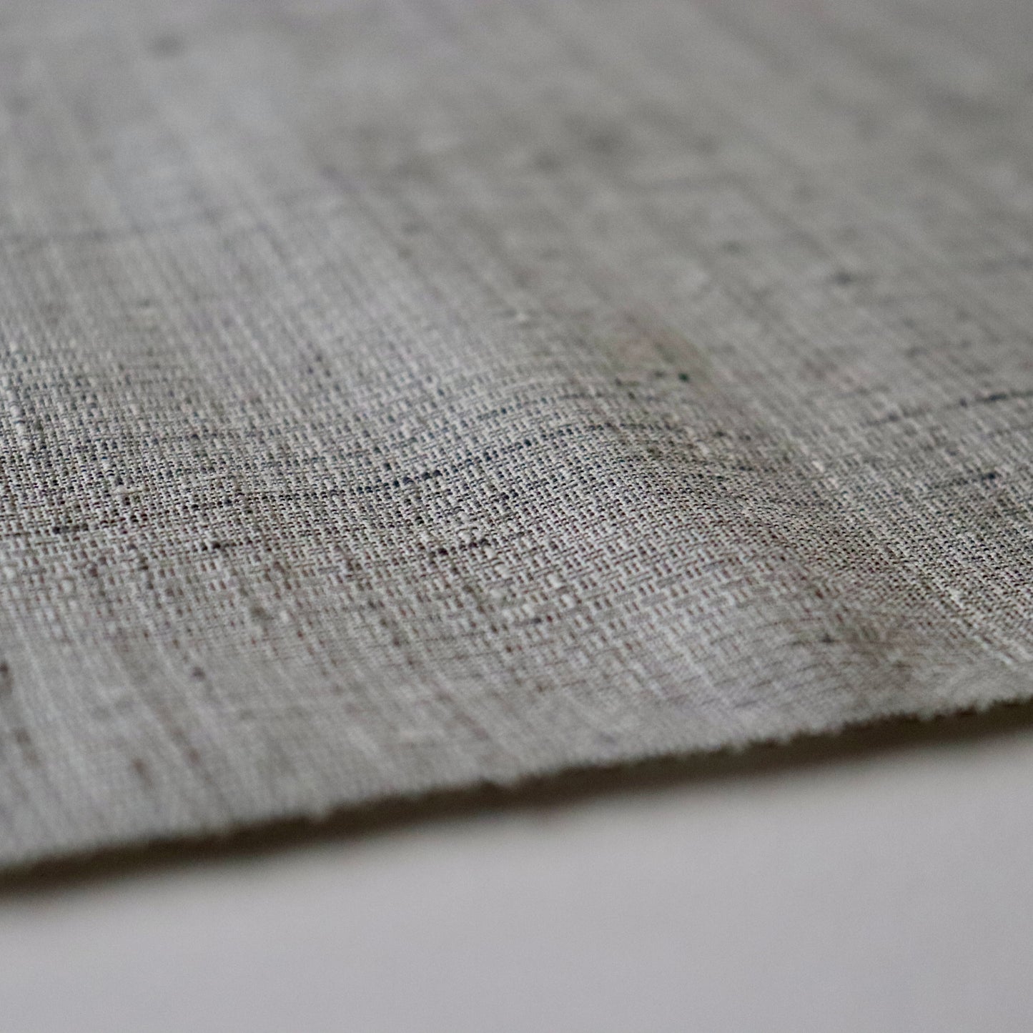 小千谷紬「小田島格子/濃墨」おだきん - 小田島克明