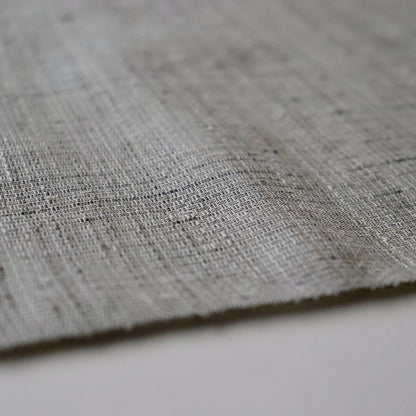 小千谷紬「小田島格子/濃墨」おだきん - 小田島克明