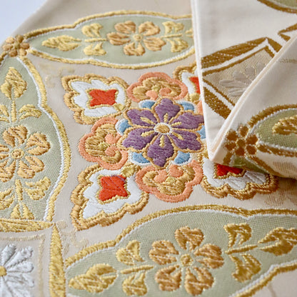 袋帯「松菱華文」熊井機業店