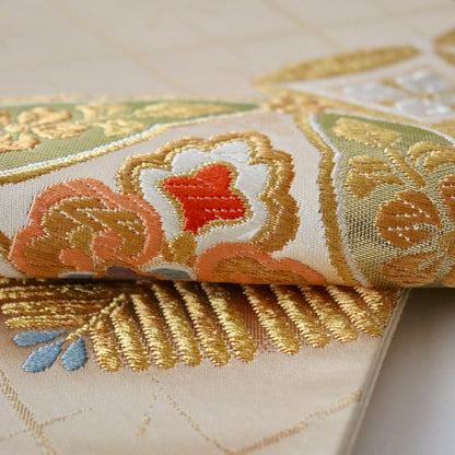 袋帯「松菱華文」熊井機業店