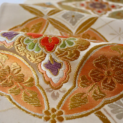 袋帯「松菱華文」熊井機業店