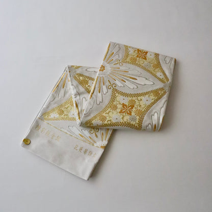 袋帯「煌彩縒金綴 - 花菱菊詰文」志都香