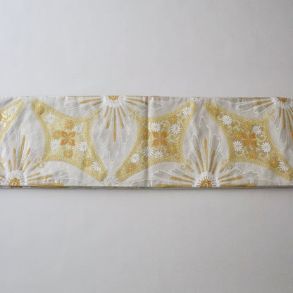 袋帯「煌彩縒金綴 - 花菱菊詰文」志都香