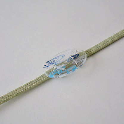 帯留「流水蜻蛉 - bl」大原商店