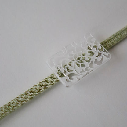 帯留「角花弁exo - clr」大原商店