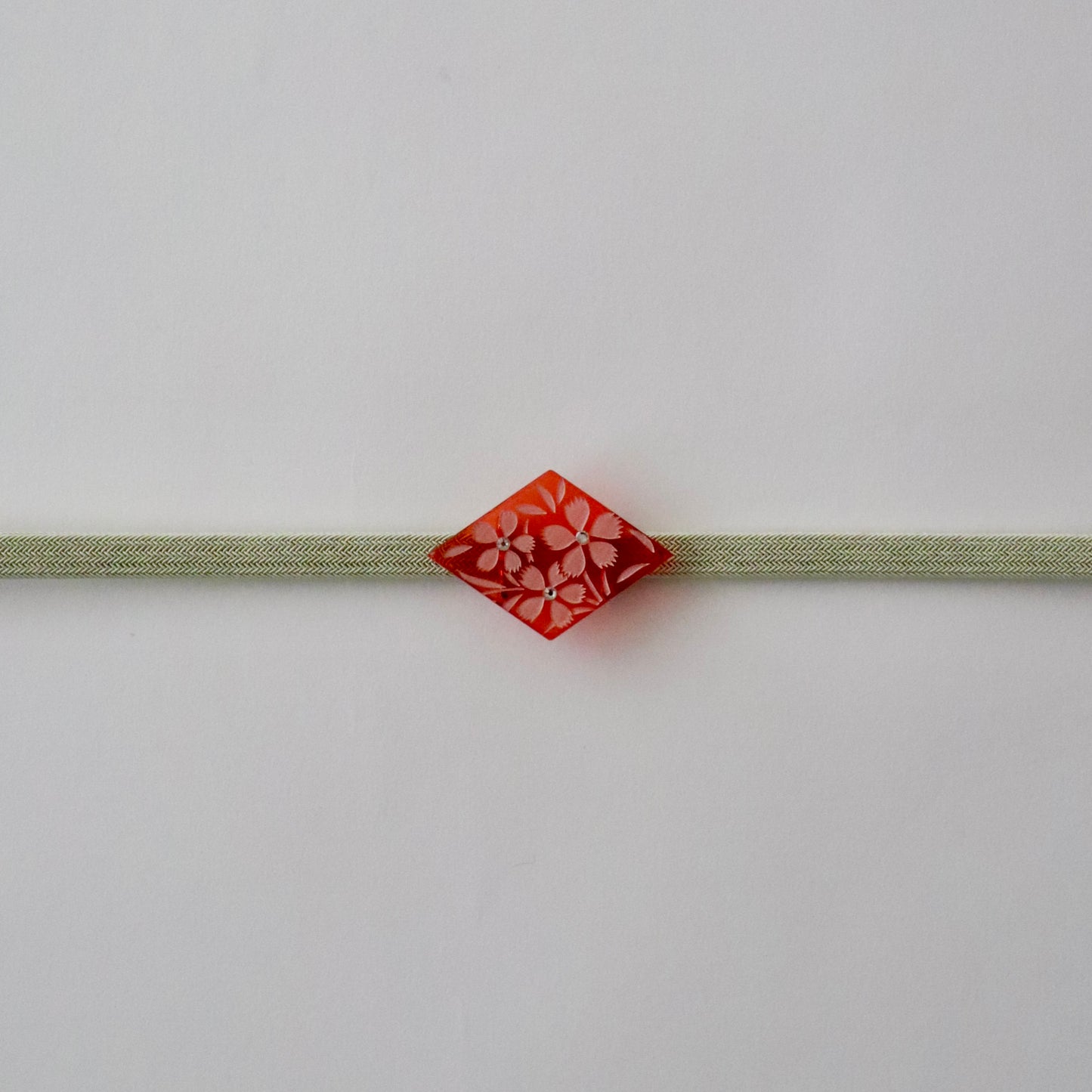 帯留「菱撫子 - rd」大原商店