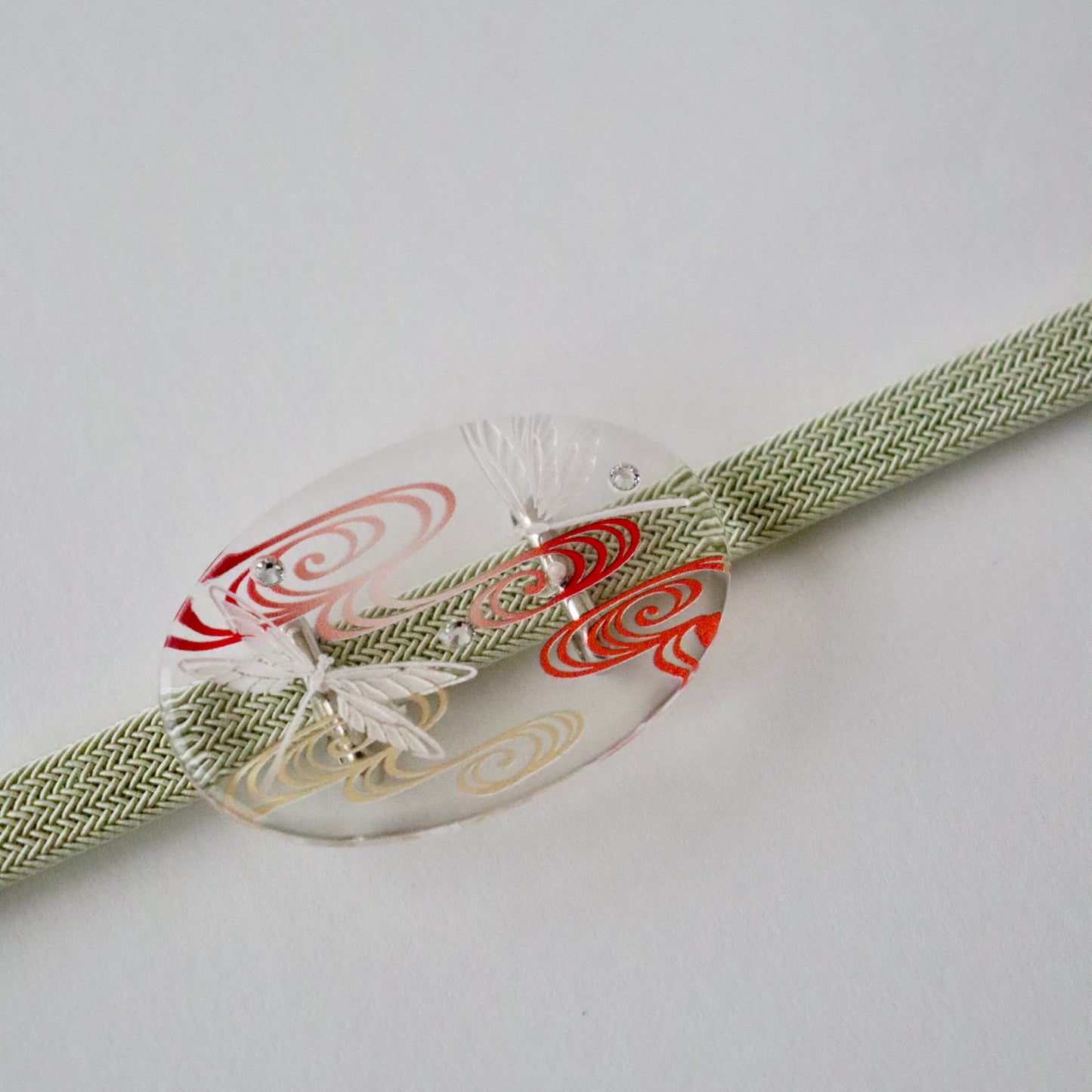 帯留「流水蜻蛉 - rd」大原商店