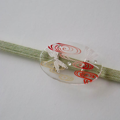帯留「流水蜻蛉 - rd」大原商店