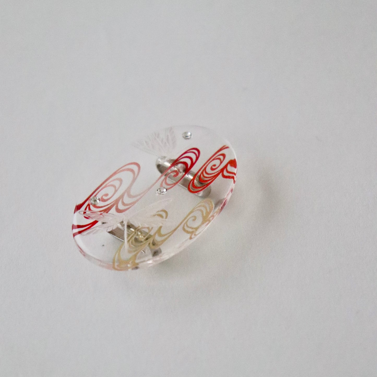 帯留「流水蜻蛉 - rd」大原商店