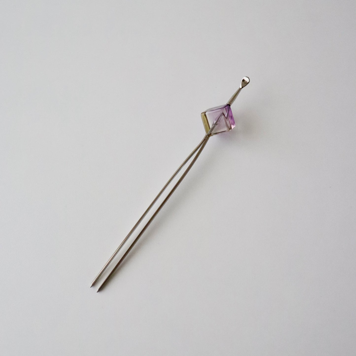 かんざし「クリアキューブ  purp」大原商店