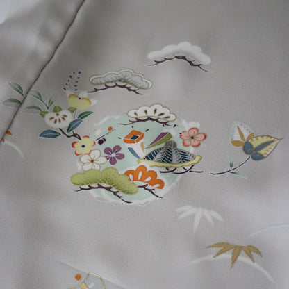 訪問着「手描き京友禅 - 吉祥尽くし」菱健